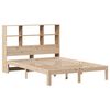 vidaXL Lit biblioth&egrave;que sans matelas 140x190 cm bois de pin massif