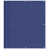 vidaXL &Eacute;cran de balcon bleu 120x1000 cm 100% polyester oxford