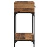 vidaXL Table console Bois ancien 75 x 34,5 x 75 cm Bois d'ing&eacute;nierie