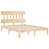 vidaXL Cadre de lit sans matelas 140x190 cm bois de pin massif