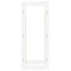 vidaXL Support pour bois de chauffage Blanc 41x25x100 cm Bois de pin