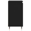 vidaXL Buffets 2 pcs noir 40x35x70 cm bois d’ingénierie