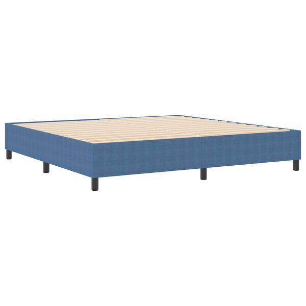 vidaXL Cadre de lit plateforme Bleu 200 x 200 cm