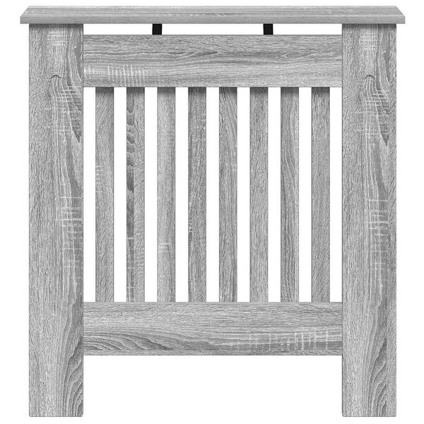 vidaXL Cache-Radiateur Gris Sonoma 78 x 19 x 81,5 cm Bois d'ing&eacute;nierie