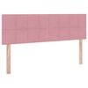 vidaXL Lit de Rangement avec matelas Rose 140 x 200 cm Velours