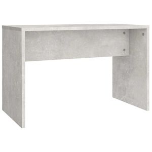 vidaXL Tabouret de toilette Gris b&eacute;ton 70x35x45 cm Bois d'ing&eacute;nierie