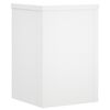vidaXL Supports pour plantes 2 pcs blanc 20x20x30 cm bois d'ing&eacute;nierie