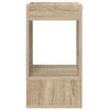 vidaXL Table d'appoint Ch&ecirc;ne Sonoma 30 x 30 x 56 cm Bois d'ing&eacute;nierie