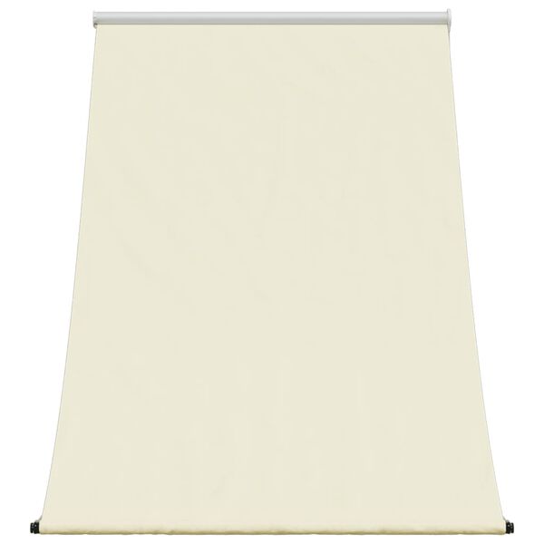 vidaXL Auvent rétractable crème 150x150 m tissu et acier