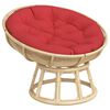 vidaXL Coussin rond rouge &Oslash; 100 x11 cm tissu oxford