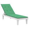 vidaXL Coussin de chaise de terrasse vert (75+105)x50x4 cm