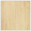 vidaXL Tapis carr&eacute; naturel clair 100x100 cm bambou