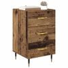 vidaXL Cabinet de chevet Bois ancien 40 x 40 x 66 cm Bois d'ingénierie