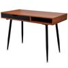 vidaXL Table d'ordinateur Marron