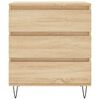 vidaXL Buffet Ch&ecirc;ne sonoma 60x35x70 cm Bois d'ing&eacute;nierie