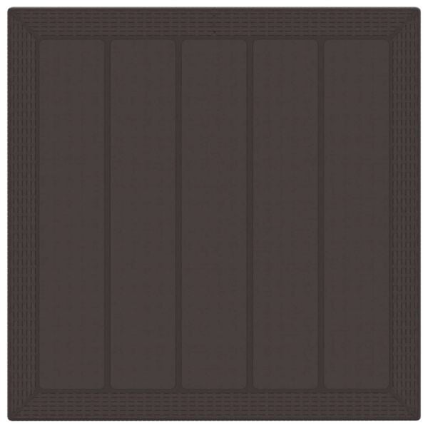 vidaXL Ensemble de salle &agrave; manger pour jardin 3 pcs Marron