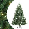 vidaXL Sapin de No&euml;l Artificiel &agrave; Branches Articul&eacute;es Vert 210 cm