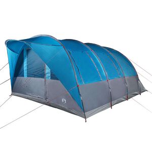 vidaXL Tente familiale tunnel 7 personnes bleu imperm&eacute;able