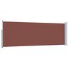 vidaXL Auvent lat&eacute;ral r&eacute;tractable de patio 100x300 cm Marron