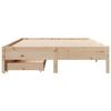 vidaXL Cadre de lit sans matelas 150x200 cm bois de pin massif