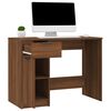 vidaXL Bureau Chêne marron 100x50x75 cm Bois d'ingénierie