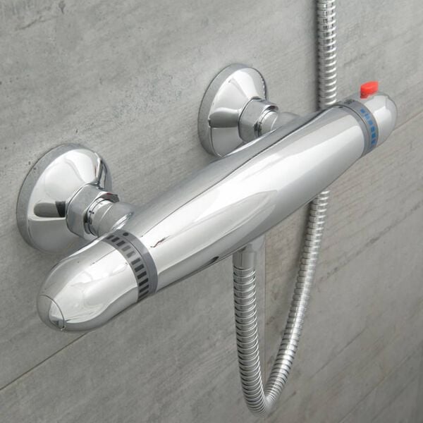 SCH&Uuml;TTE Mitigeur thermostatique de douche SUPRA Chrome