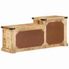 vidaXL banc Marron 110 x 35 x 50 cm Bois de mangue massif