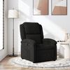 vidaXL Fauteuil inclinable en velours noir