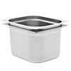 vidaXL R&eacute;cipients Gastronorm 2 pcs GN 1/2 200 mm Acier inoxydable
