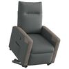 vidaXL Fauteuil inclinable Gris fonc&eacute; Tissu