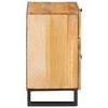 vidaXL Cabinet de chevet Naturel 50 x 33 x 60 cm Bois de mangue massif
