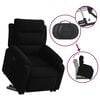 vidaXL Fauteuil inclinable Noir Velours