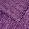 vidaXL Couvertures &agrave; jeter 6 pcs Violet 270 x 240 cm Toison