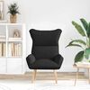 vidaXL fauteuil Noir 69 x 74 x 93 cm Tissu et Contreplaqu&eacute;