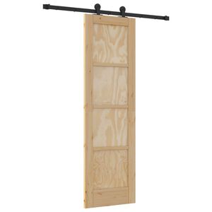 vidaXL Porte coulissante ORKDAL 61 x 198,5 cm Bois de pin massif