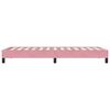 vidaXL Cadre de lit sans matelas rose 80x210 cm velours