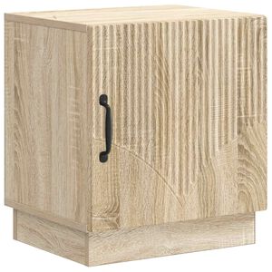 vidaXL Table de chevet Ch&ecirc;ne Sonoma 43 x 34,5 x 47 cm