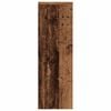 vidaXL Support pour plantes vieux bois 33x33x100 cm bois d'ing&eacute;nierie