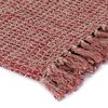 vidaXL Couverture en coton 220 x 250 cm Bordeaux
