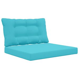 vidaXL Coussin de canap&eacute; d'ext&eacute;rieur Polyester Turquoise 80 x 68,5 cm