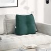 vidaXL Coussin de Dos Vert foncé 45 x 24 x 50 cm tissu