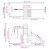 vidaXL Aire de jeux d'ext&eacute;rieur bois massif de douglas