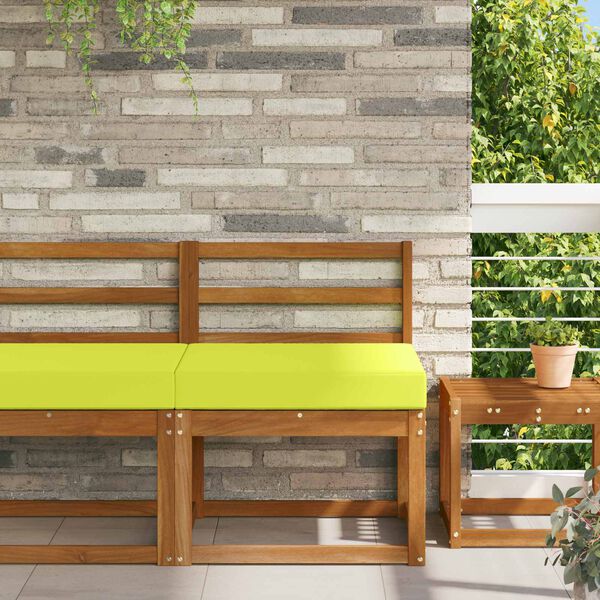 vidaXL Coussin de canap&eacute; d'ext&eacute;rieur Vert 60 x 60 x 8 cm Polyester