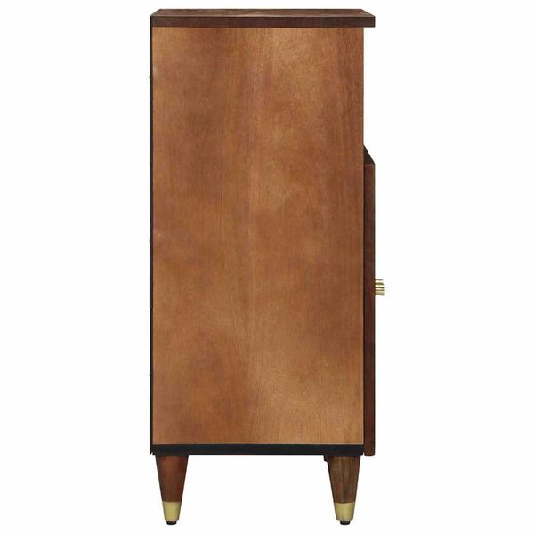 vidaXL Buffet avec porte Marron 60 x 33 x 75 cm Bois de mangue massif