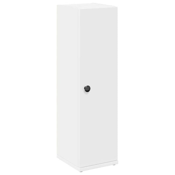 vidaXL Meuble de salle de bain avec porte-rouleau blanc 20,5x22x72 cm