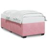 vidaXL Cadre de lit sans matelas rose 90x200 cm velours