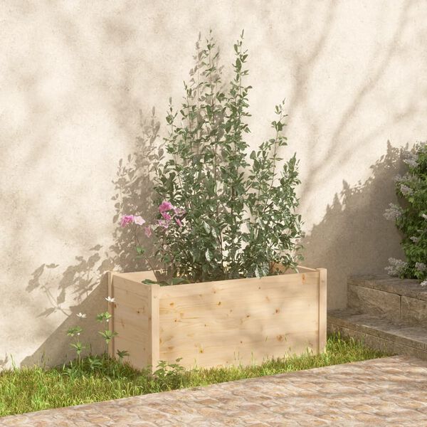 vidaXL Jardinière 100x50x50 cm bois de pin massif