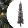 vidaXL Sapin de No&euml;l artificiel Vert 180 cm PVC, plastique et acier