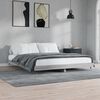 vidaXL Cadre de lit sans matelas sonoma gris 160x200cm bois ing&eacute;nierie