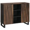 vidaXL Buffet Marron 90 x 33 x 75 cm bois de manguier massif
